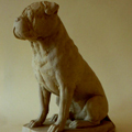 „Bullmastif”, model gipsowy, wys.: 24 cm