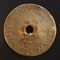 „CD - cosmic disc” awers medalu; brąz patynowany; średnica: 10 cm